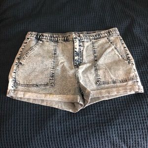High waisted shorts